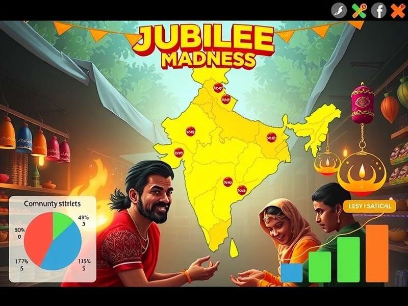 Jubilee Market Madness community event showing Diwali festival special